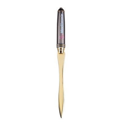 Achilles Gun Metal Letter Opener