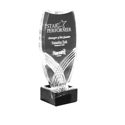 13 1/2" Nile Award w/ Accented Silver Mirror
