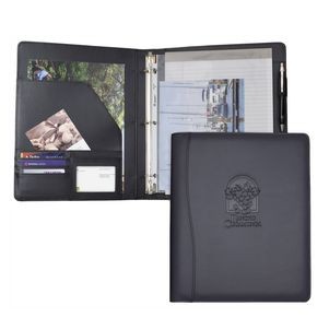 Letter Size Padfolio w/ 3 Ring Binder