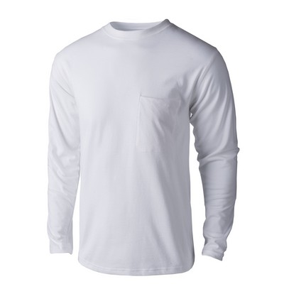Zorrel® Men's Dri-Balance™ Long Sleeve Jersey T-Shirt w/Pocket