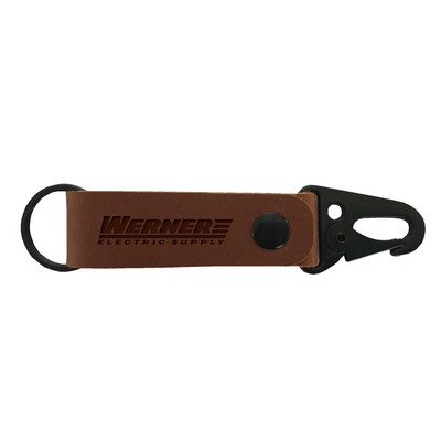 Sigourney Leather Key Tag