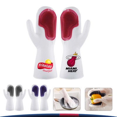 2 in1 Brush Gloves