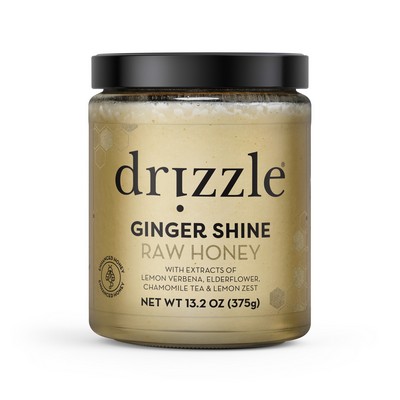 Drizzle Ginger Shine Raw Honey- 13.2oz/350g