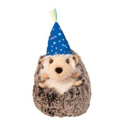 Spunky Hedgehog with Birthday Hat