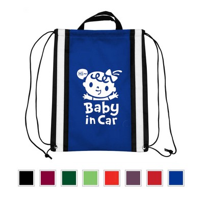 Riding Polyester Drawstring Backpack