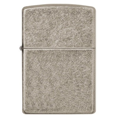 Genuine Zippo windproof lighter - Armor Antique Silver