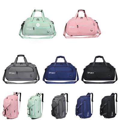 Gym Sport Duffel Bags With Shoes Compartment