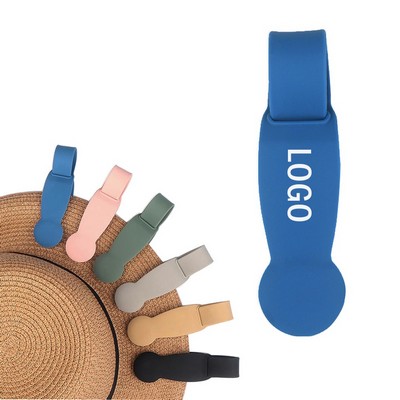 Custom Multi Functional Silicone Magnetic Hat Clip (3"x2 1/3")