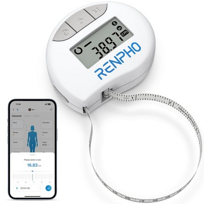 Smart Tape Measure, Body Measuring Tape for Weight Loss, Bluetooth Body Measurement Tape