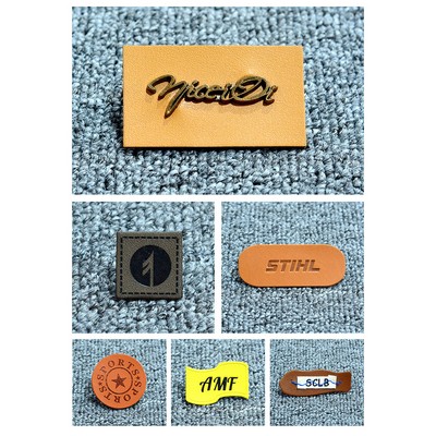 Customised leather labels