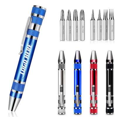 8 In 1 Pen Screwdriver