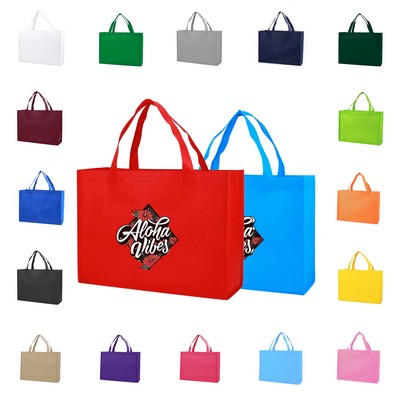Eco-Friendly Non-Woven Shopping Tote (16'' x 12'' x 6'')