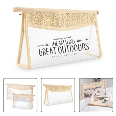 Clear Cosmetic Bag with Zipper