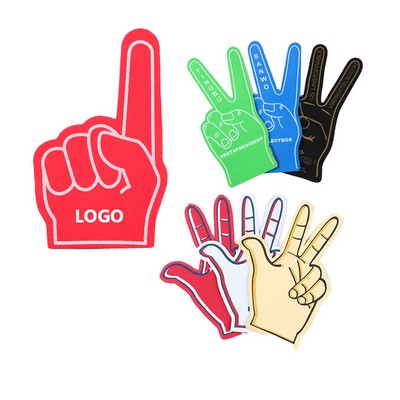 18" Custom Giant EVA Foam Finger Number 1 Universal Cheerleading Pom Pom Hand Gloves