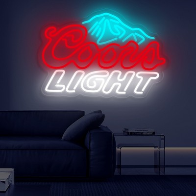 3 Colors Neon Sign Custom Shaped LED Night Club Sign LED Glow Sign Custom Pattern
