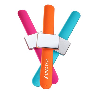 Silicone Wrist Strap W/ Square Shaped Magnetic Pincushion Strong Pin Holder