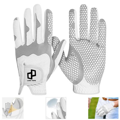 Sheepskin Stretch Lycra Left Hand Men'S Golf Glove