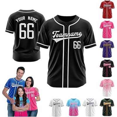 Full Color Custom Baseball Jersey
