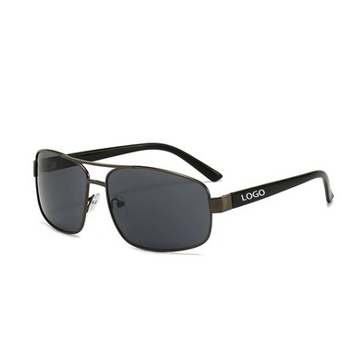 Sunglasses Men Women Trendy Polarized Metallic Sunglasses