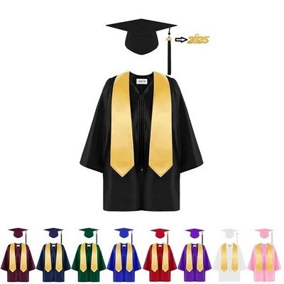 Graduation Cap and Gown Set for Preschool and Kindergarten