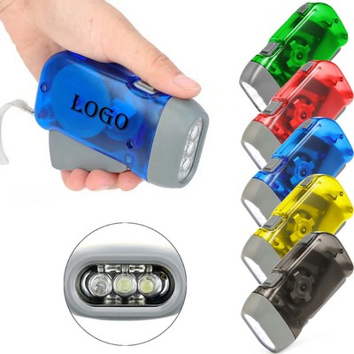 Hand Crank Emergency Flashlight