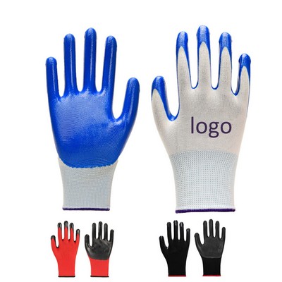 Safety Nitrile Coated Gardening/Home Improvement Work Gloves