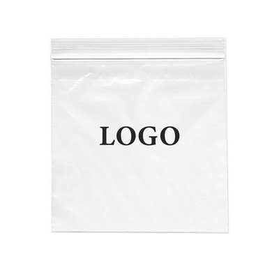 Zip Lock Printed Bags 2 Mil. (Ink Imprinted) 12" x 12"