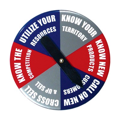 3.5" Round Spinner Button Full Color
