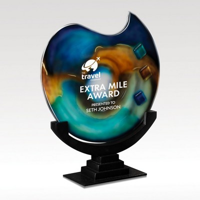 Art Glass Award 12" Poseidon