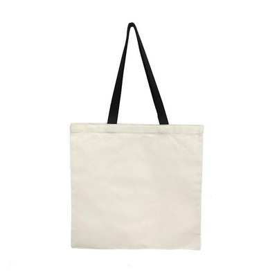 Cotton Canvas Bag with color handles