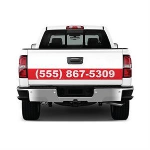 DOT (Vehicle ID Numbers) Cut Vinyl 12"x3"