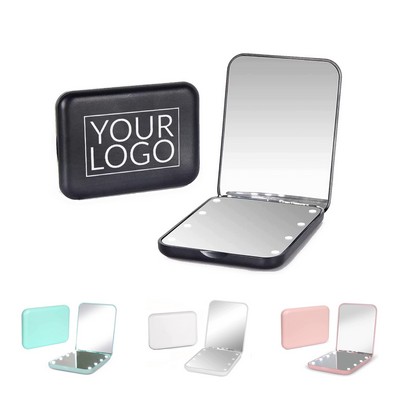 Portable Mirror With Ligh