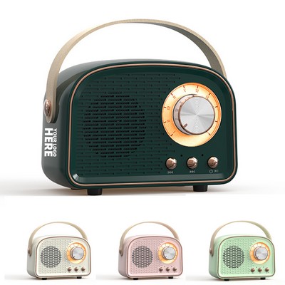 Retro Bluetooth Speaker Wireless