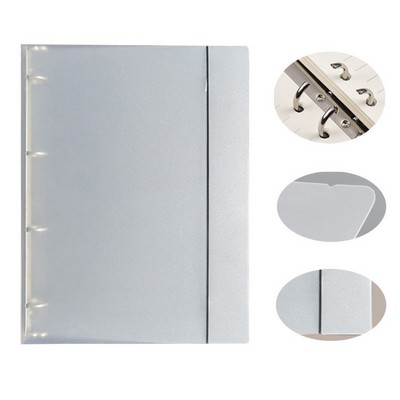 A4 Plastic Translucent 4-Rings Binder Protector Cover