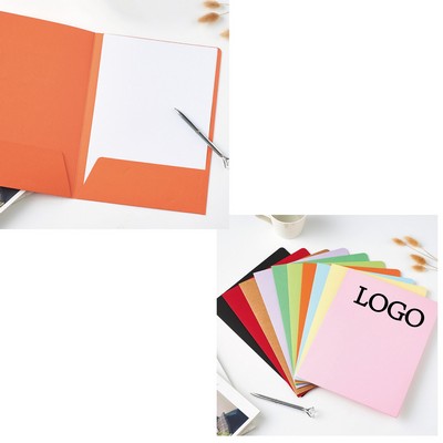2 Pocket Paper File Folders
