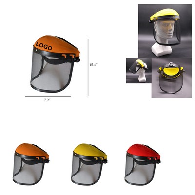 Anti-Impact and Anti-Splash Face Screen Gardening Straw Hat