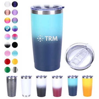 20oz Gradient Coffee Cup Travel Mug w/ Lid