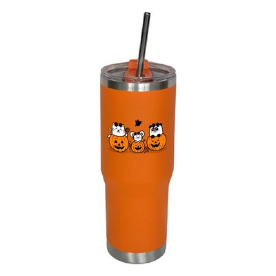 Arcticware™ 30 oz Orange BPA-Free Vacuum Insulated Stainless Steel Tumbler