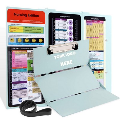 Tri-Fold Aluminum Nurse Clip Boards