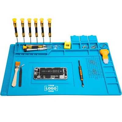 Heat Resistant Silicone Soldering Mat for Electronics Repair
