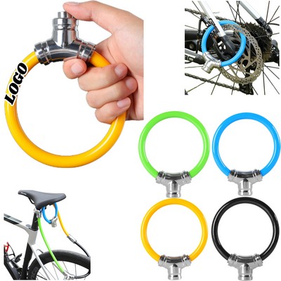 Thickened Steel Cable Alloy Bike Lock