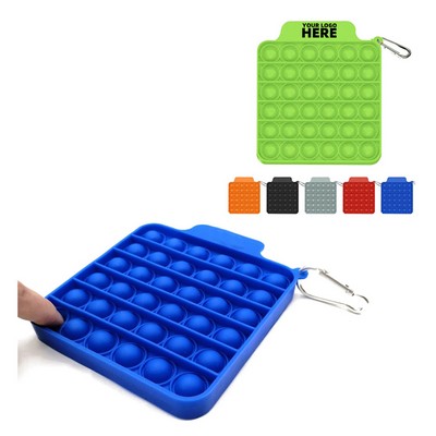 Silicone Push Bubble Pop Fidget Stress Toys (Square)