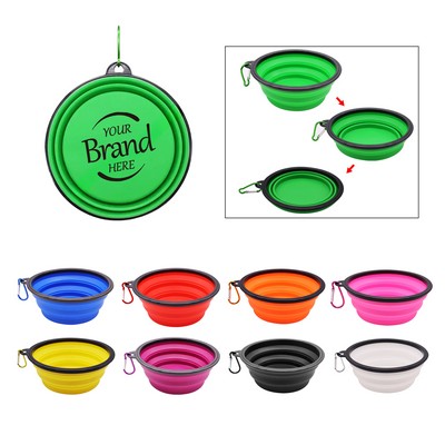 Portable Silicone Folding Pet Bowl