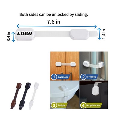 3M Adhesive Adjustable Baby Safety Cabinet Lock