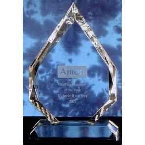 Medium Legend Crystal Award (5¾" x 4" x 2¾" x 9")