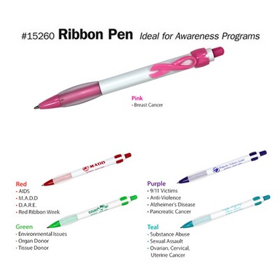 Ribbon Grip Pen (Spot Color)