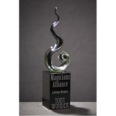 Hand Blown Art Glass (Sandblasting)
