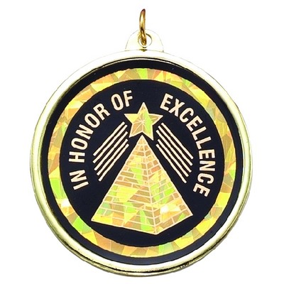 2 ¼" TM Series Academic Medal w/In Honor of Excellence Mylar Insert