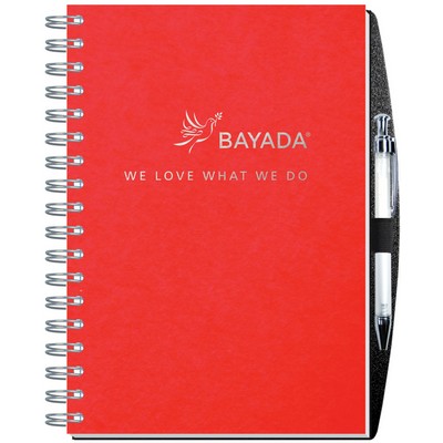 Time Managers Calendar w/Pen Safe Back Cover & Pen (7" x 10")