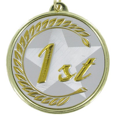 2 1/8" 1st Place Mylar Medal